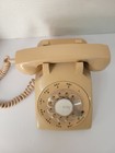 Vintage Stromberg Carlson Itt Beige Rotary Dial Desk Top Telephone