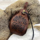 Leather Belt Pouch Medieval Vintage Renaissance Viking Larp Cosplay Costumes Dra