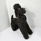 Vintage 1950s Steiff Germany Snobby Black Poodle Plush Dog 15  Stuffed Animal 