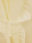 Sally Ruffled Double Swag Shower Curtain With Tiebacks Vintage Attached Valance
