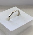 2mm- 9mm 925 Sterling Silver Men s Women s Flat Wedding Band Ring  Toe  Thumb