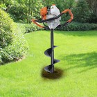 Earth Auger Digging Machine Gas Powered Post Hole Digger Durable 52cc 2-stroke