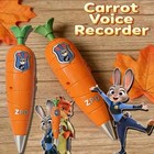 Set Of 2 Disney Zootopia Recorder Gel Pens Judy Nick Carrot   Gary Snake Toys