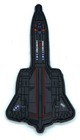 Skunk Works    Sr-71 Blackbird   Silhouette Patch  Shoulder Patch  Pvc