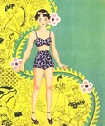 Vintage 1948 Sixteen Paper Dolls Rare Orig Size Uncut Repor Read All