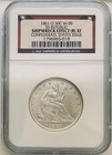1861-o Seated Liberty Half Dollar Confederate Csa W-09 Ss Republic  b  Xf