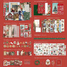 Christmas Scrapbooking Supplies Kit new Year Festival Aesthetic Scrapbook Sticke