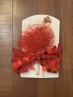 Riviera Girls Valentine Heart Bow Hair Clips  Red white pink  Whole Lot