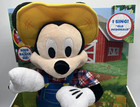 Disney Junior E-i-oh  Mickey Mouse Interactive Plush Toy Sings  old Mcdonald 