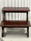 Vintage Bed Step Stool Cherry Free Ship
