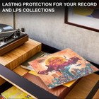 40 Pack Vinyl Sleeves 12 75  X 12 75  Vinyl Record Sleeves Clear Plastic Outer