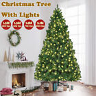 Green Spruce Realistic Artificial Holiday Christmas Tree With Led Lights   Stand