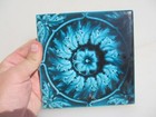 Antique Ceramic Tile Vintage Floral Art Nouveau Flowers Old Victorian Rococo