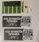 Head Automatica Popaganda 2 Stickers tag For Cd Daryl Palumbo Decadence Glassjaw