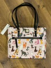 Nwt Disney Dooney   Bourke Tote Bag Cats Pink Cheshire Simba Figaro Marie Lucife