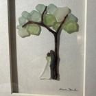 Demdaco Sharon Nowlan Framed Sea Glass Art - Entitled    in Your Arms     New