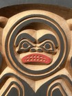 Lg  18 X 18    Northwest Coast Classic Design  Carved Bear Effigy Plaque 
