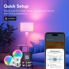 Matter Smart Light Bulb  Smart Light Bulbs Work With Apple Home  Alexa  Google H