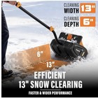 Cordless Electric Snow Blower  Shovel Free Shipping
