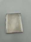 Walker   Hall Sterling Silver Guilloche Enamel Cigarette Case Art Deco 1934