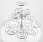 Wilton Cupcakes  n More Silver Metal 13 Cupcake Dessert Stand