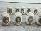 13 1978 Franklin Porcelain Limited Edition Thimbles Presidential First Ladies