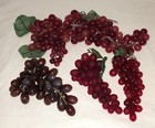 Artificial Faux Grapes 9 Bunches Decorative Fruit  mini   Regular Size 