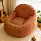 Corduroy Bean Bag Chair For Adults  Soft Lounge Sofa For Living Room  orange 