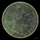 Venezuela 1 Centavo 1863 Heaton - Last Date - Scarce - Xf - Y 7