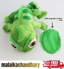 Green Chameleon Plush Toy Soft Stuffed Animal Cute Lizard Toy Gift For Kids 15cm