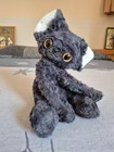 Black Cat Plush Toy Stuffed Animal Adorable Fluffy Cat Plush Comfort Cute Soft
