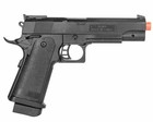 Spring Powered Tactical Airsoft Pistol With Detachable Magazine