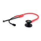 Apex Cardiology Stethoscope New Coral Edition   Lifetime Warranty   Black Steel