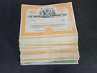 Lot Of 10 Vintage Stock Certificates From General Foods Corporation 1970s