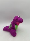 Vintage Fisher Price Puffalump Dinosaur Plush Purple Nylon Roar Sound Tested