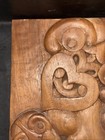Vintage Maori Tiki Wood 10   x 8    Wall Plaque  Tiki   Child New Zealand Tribal Art