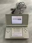Nintendo Ds Lite Handheld Console - Polar White View Pictures Charger   Stylus 