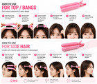 Korean Hair Rollers 56mm  45mm  34mm  Clip-on Type     two Sets Each   