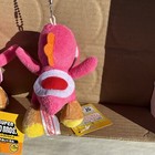 Super Mario Bros Pink X2 Yoshi Stuffed Plush Keychain  2007 Vintage 5    