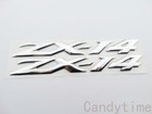 Motorcycle 3d Raised Zx-14 Fairing Tank Emblem Sticker Decal For Zx-14r Zzr1400