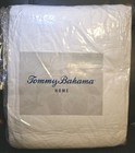 Tommy Bahama King Quilt  Reversible Cotton Bedding  Pre-washed Costa Sera White