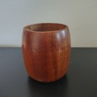 Gorgeous Vintage Mini Koa Wood Calabash Bowl Cup  Luau Tiki Bar Hawaii  3 