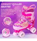 Nattork Kids Roller Skates For Girls Kids  4 Sizes Medium 1-4   Candy