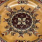 Vintage Romanian Handpainted Wooden Plate  Folk Art Wall Decor 8   