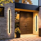 Long Strip Wall Light Sconce Exterior Modern Waterproof Outdoor Indoor Led Lamp