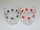 New 2 Poker Card Game Player Theme Gag Gift Shot Glasses drinks