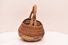 Large Vtg Siletz Hupa Yurok Karuk Northwest Handled Basket Native American 13 