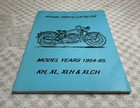 Harley 1954 - 65 Kh Xl Xlh Xlch Spare Parts Catalog Antique Cyle Supply 99451-65