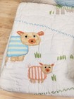 Pottery Barn Kids Farmyard Friends Quilt Skirt Crib Bedding 3pc Set Country Farm