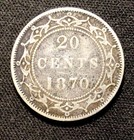 1870 Newfoundland Silver  20 Cents  Enn Coins